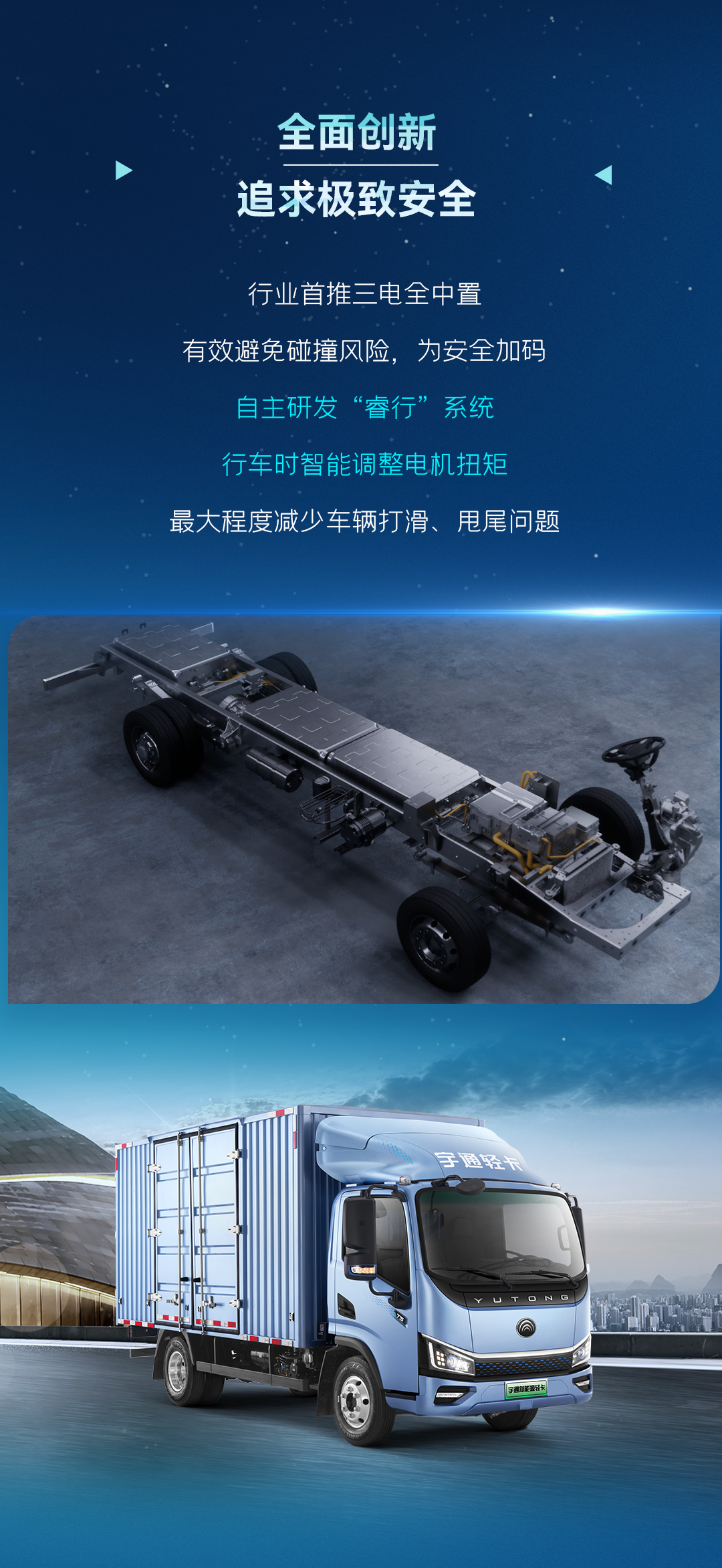 一圖看懂宇通輕卡上市新品！