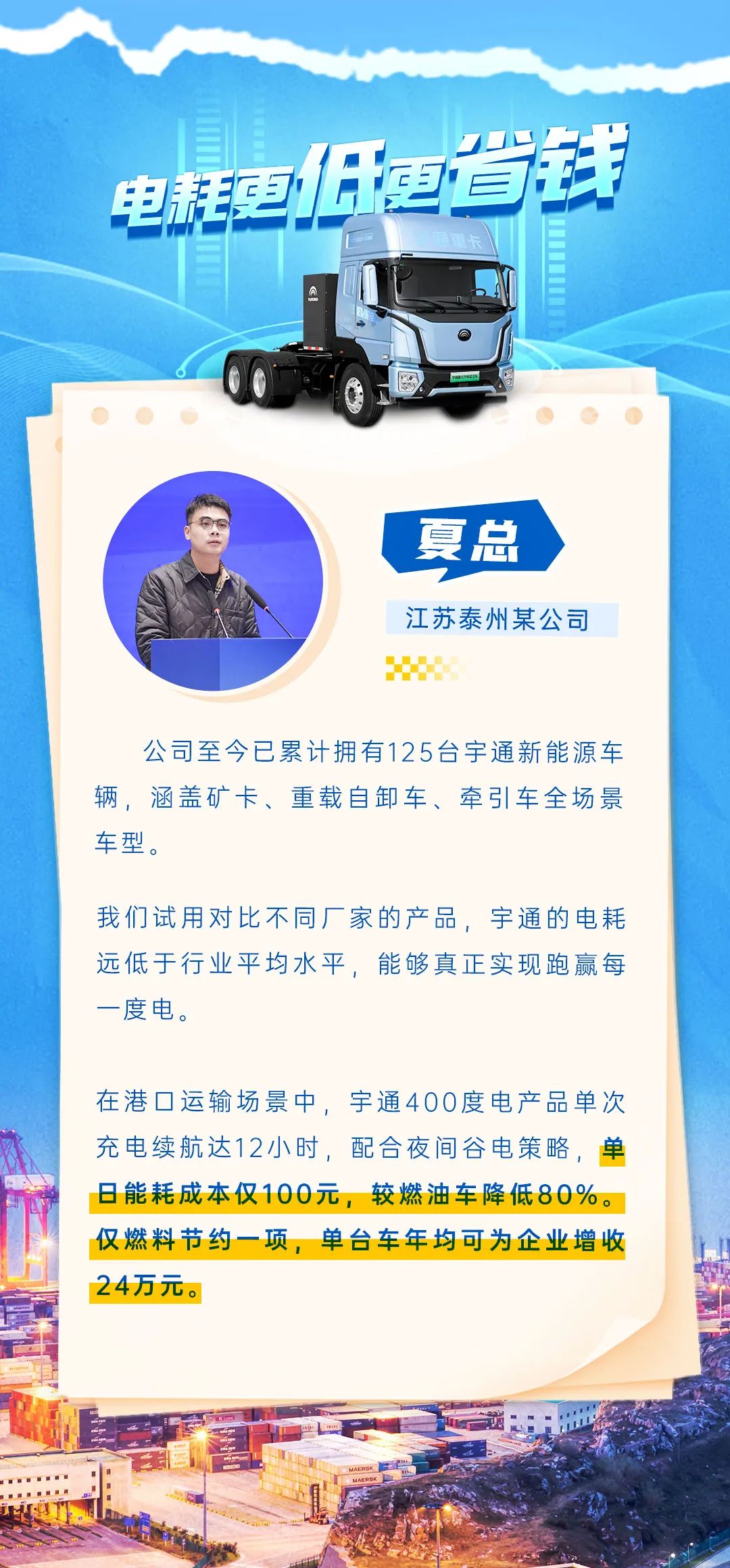 創(chuàng)富紀實錄 | 宇通重卡到底有多?。靠蛻艚颐卦鍪罩? title=